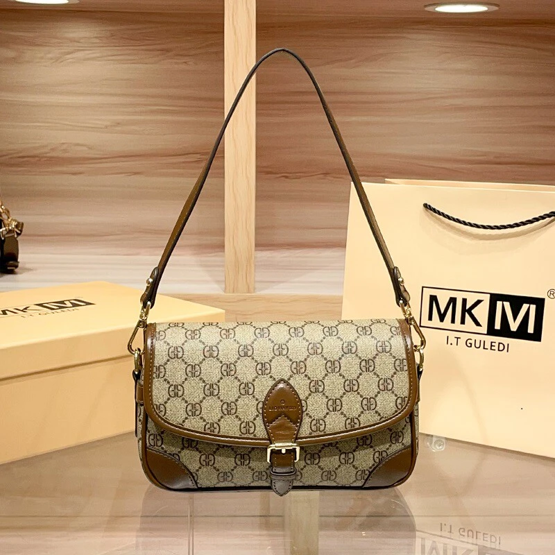 法国品牌新款百搭出门便携洋气潮流包包女手提腋下包中号托特包包