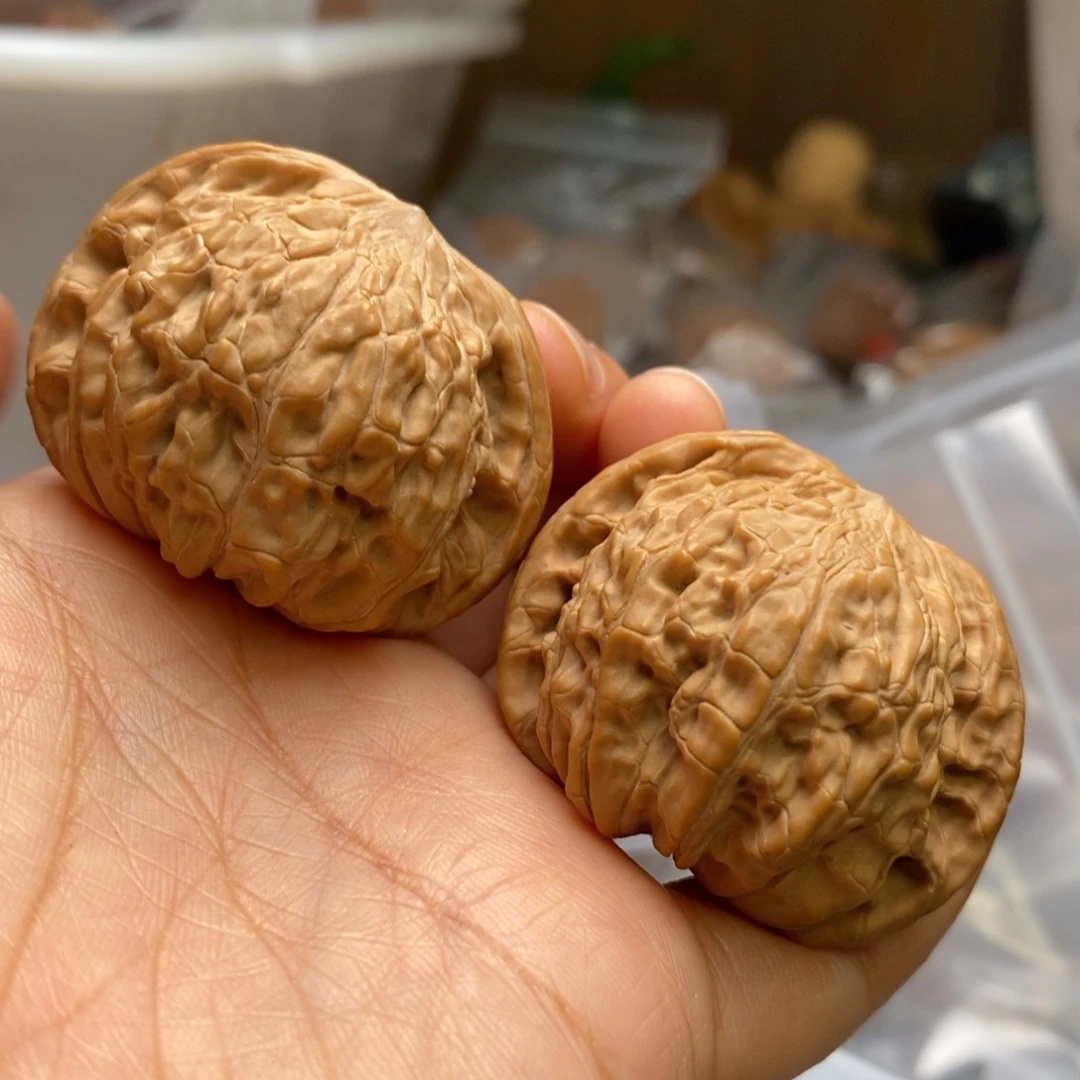 文玩核桃把件毕业球磨42尺