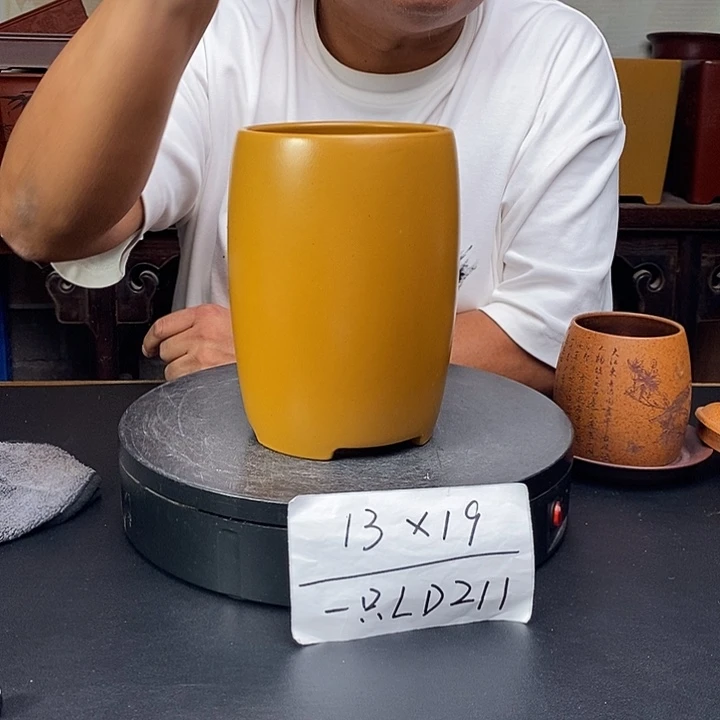 紫砂花盆货号一只LD221