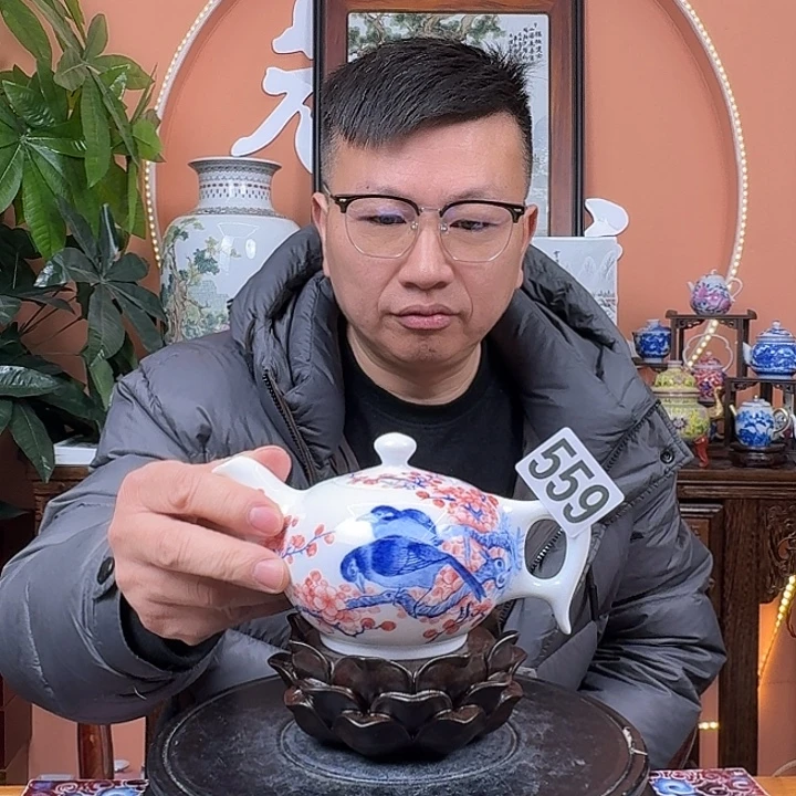 摆件陶景德镇陶瓷手工制作