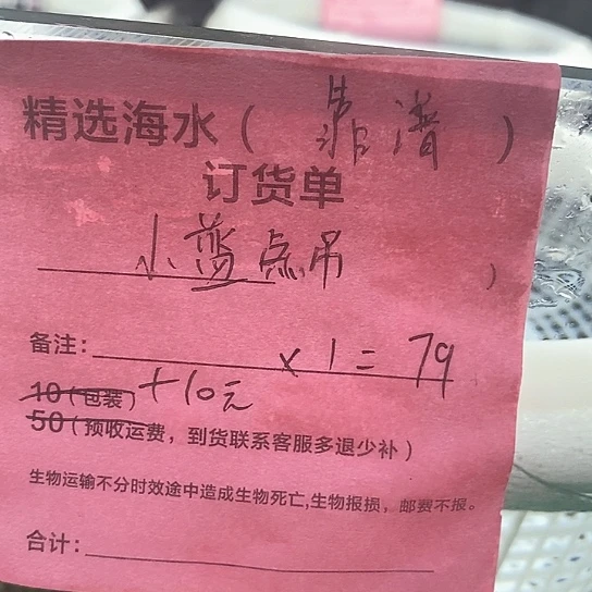 海水鱼蓝吊吊79+运费10