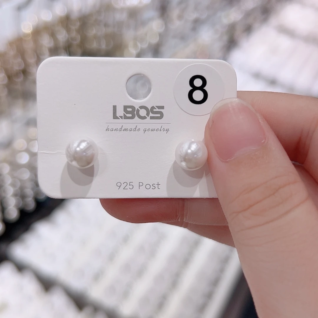 铜合金925银仿珍珠8m白色