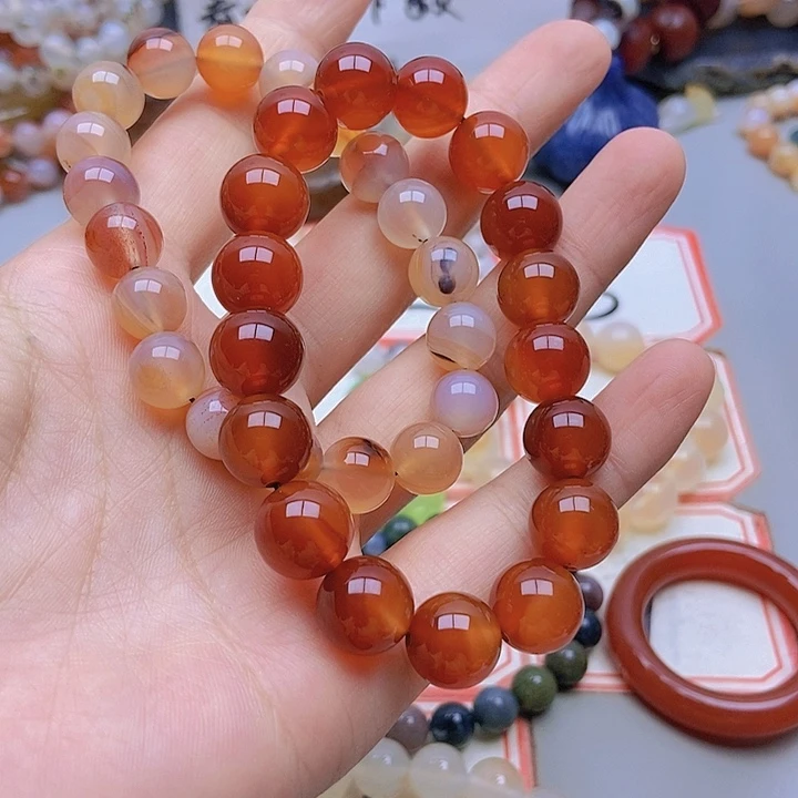 【闪购商品】未镶嵌玛瑙/玉髓珠宝半成品延****啡