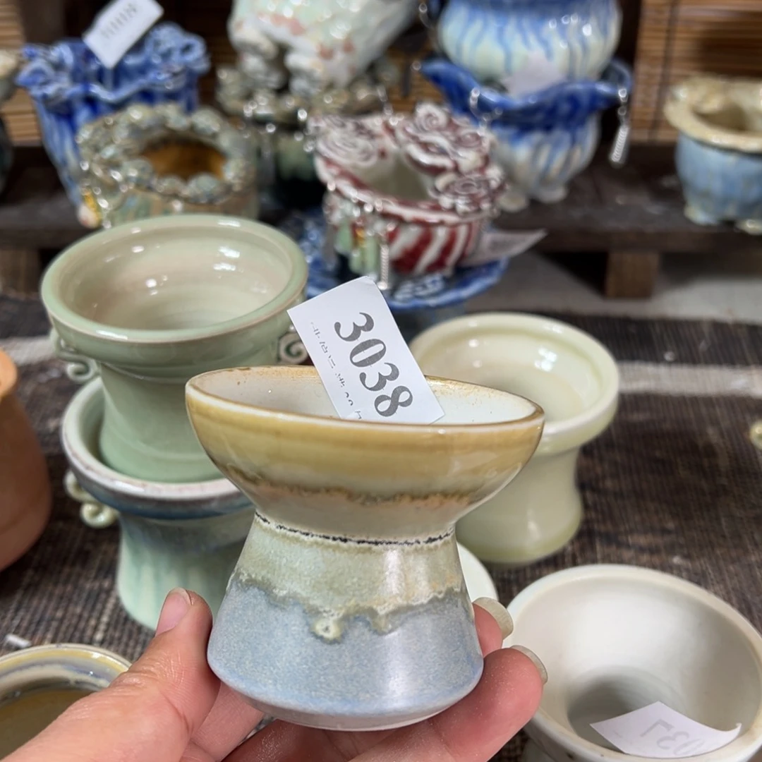 红陶景德镇手工花盆