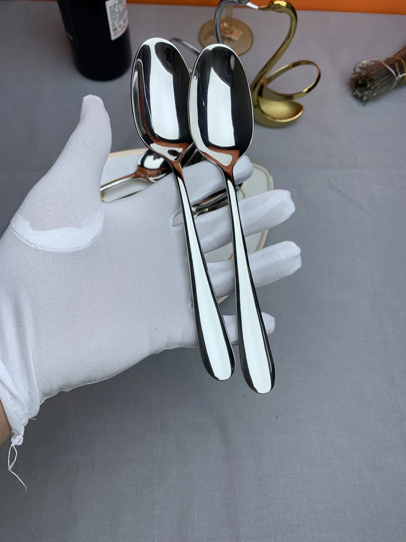 高档出口304不锈钢主餐勺家用分餐勺汤勺（源头工厂）勺子长柄吃饭