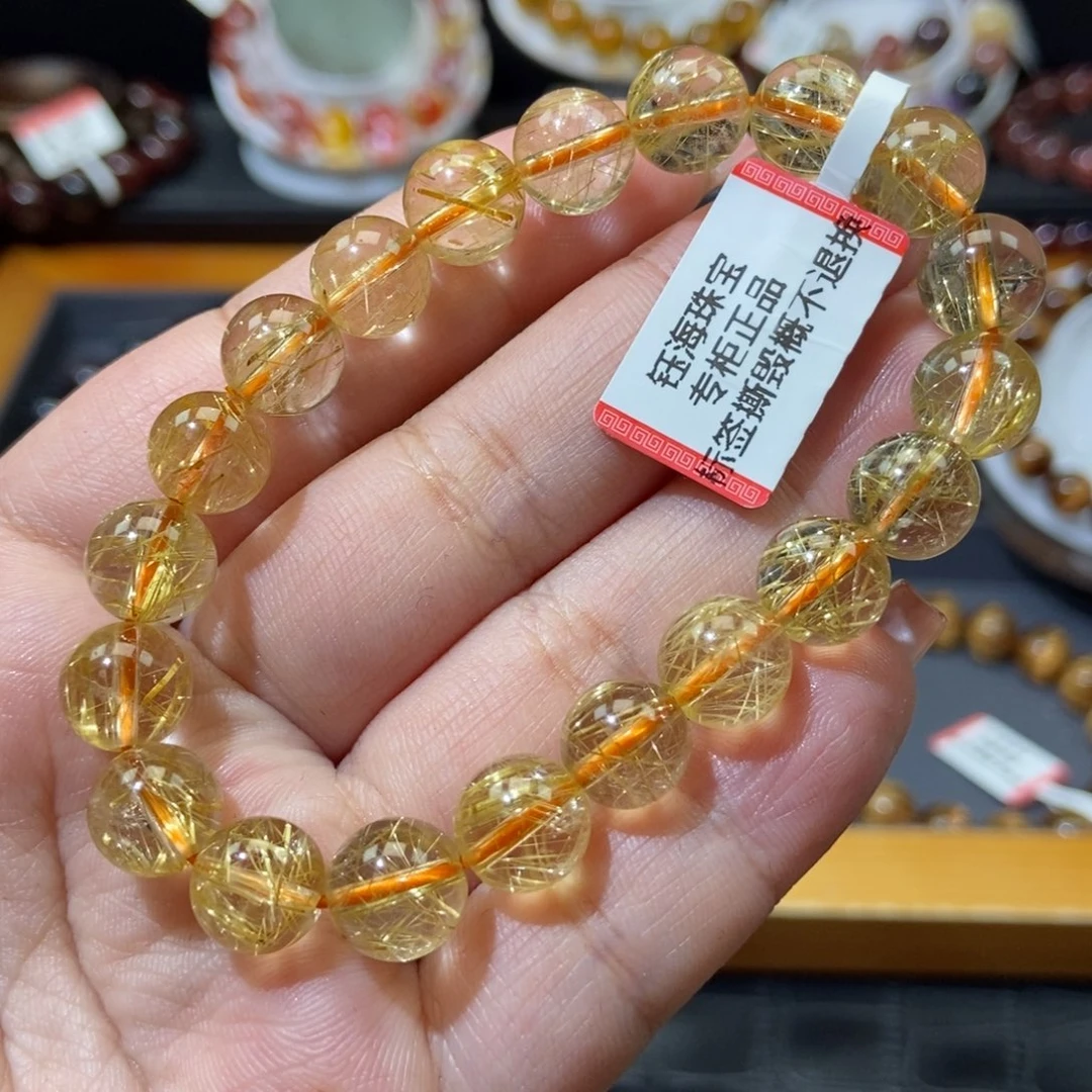 手链9.5mm未镶嵌水晶五*弦