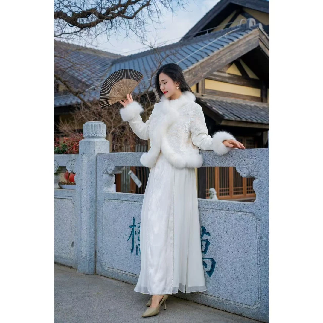 月影  新中式时尚设计款棉服