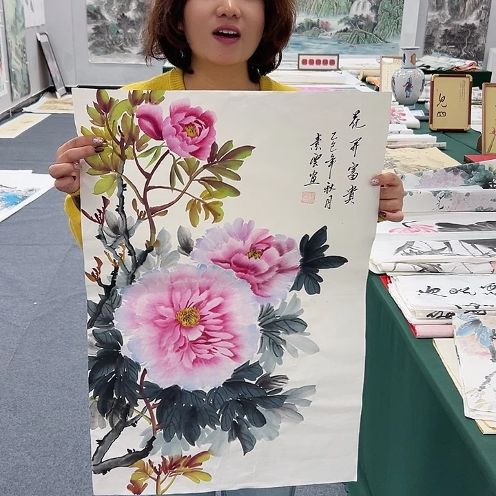 国画纯手绘国画作品大放漏