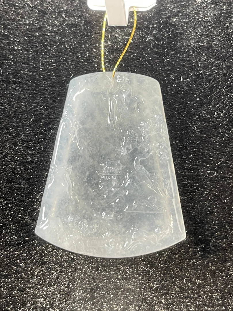 缅甸翡翠A货吊坠4171