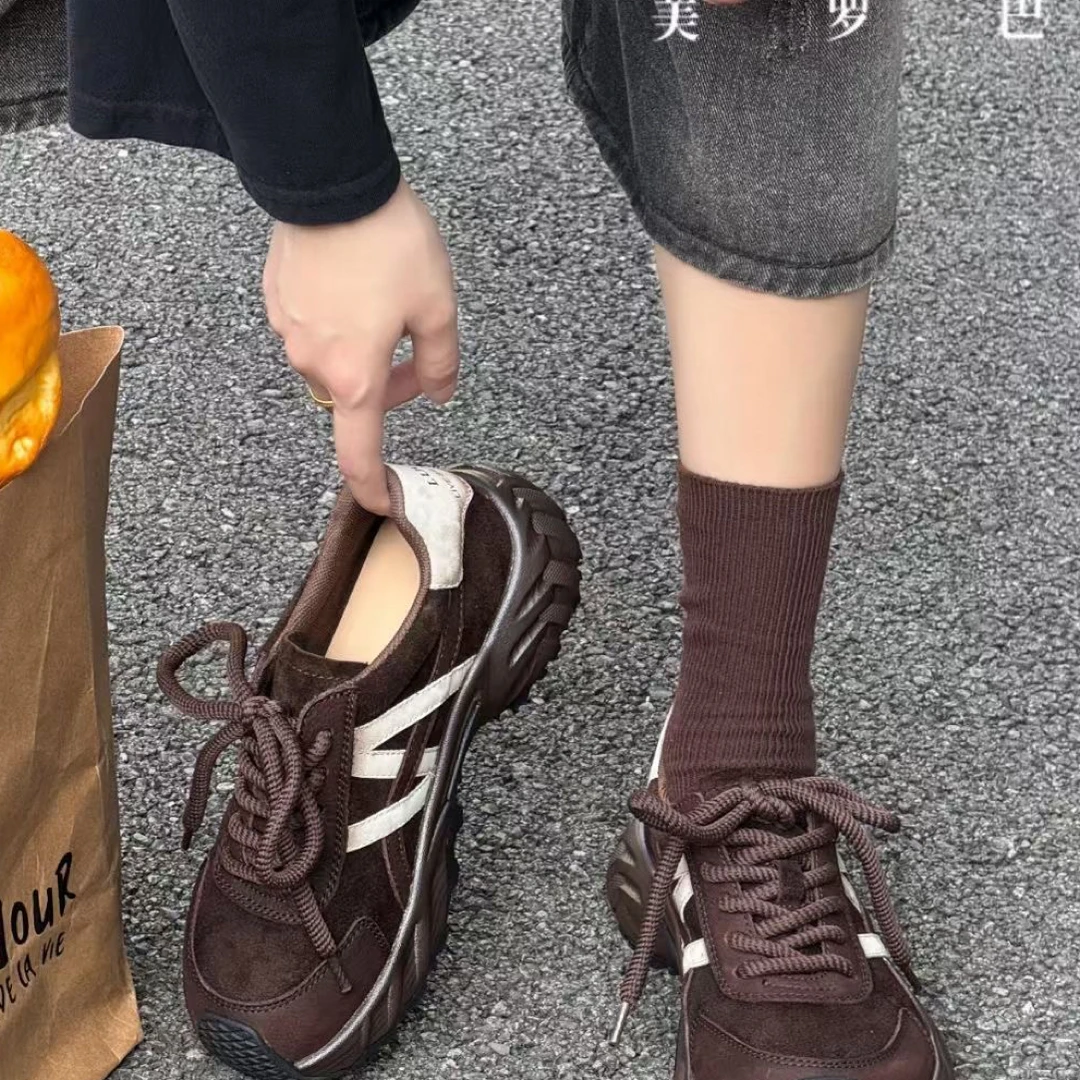 美罗巴耐磨防水台磨砂皮时尚休闲5CKY1088