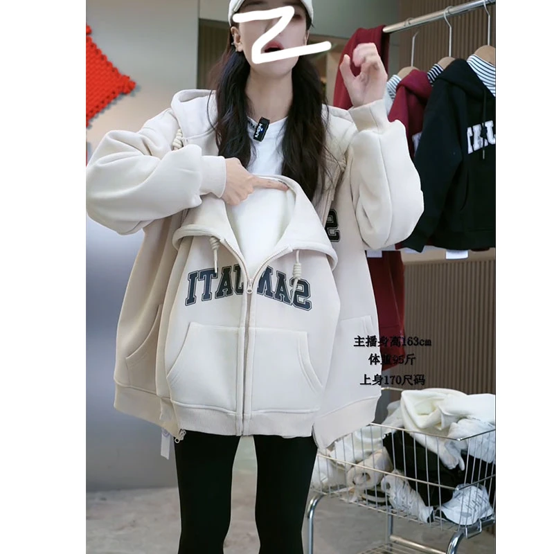 现货清仓.春秋加绒款拉链外套冬款儿童运动洋气时尚冬季连帽休闲