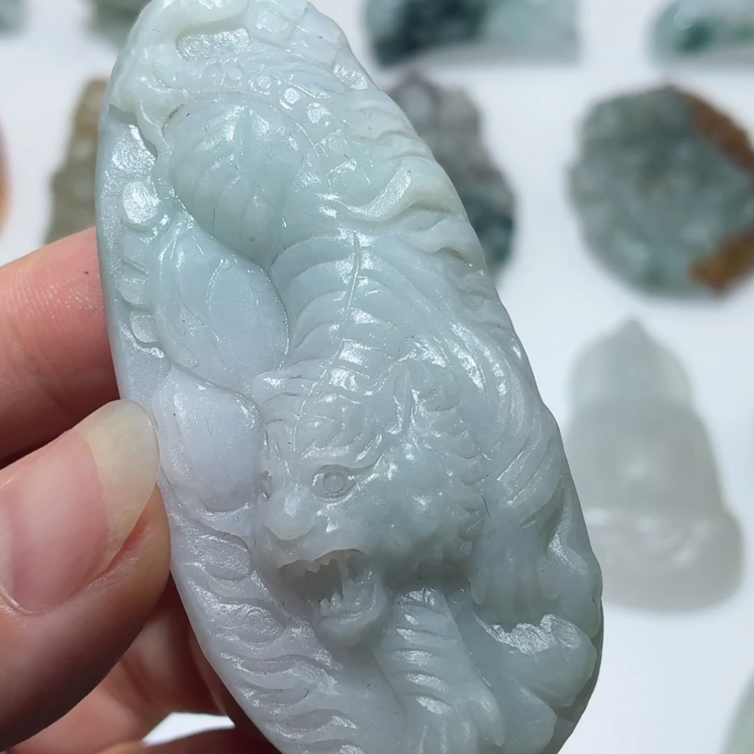 定制翡翠未镶嵌毛货