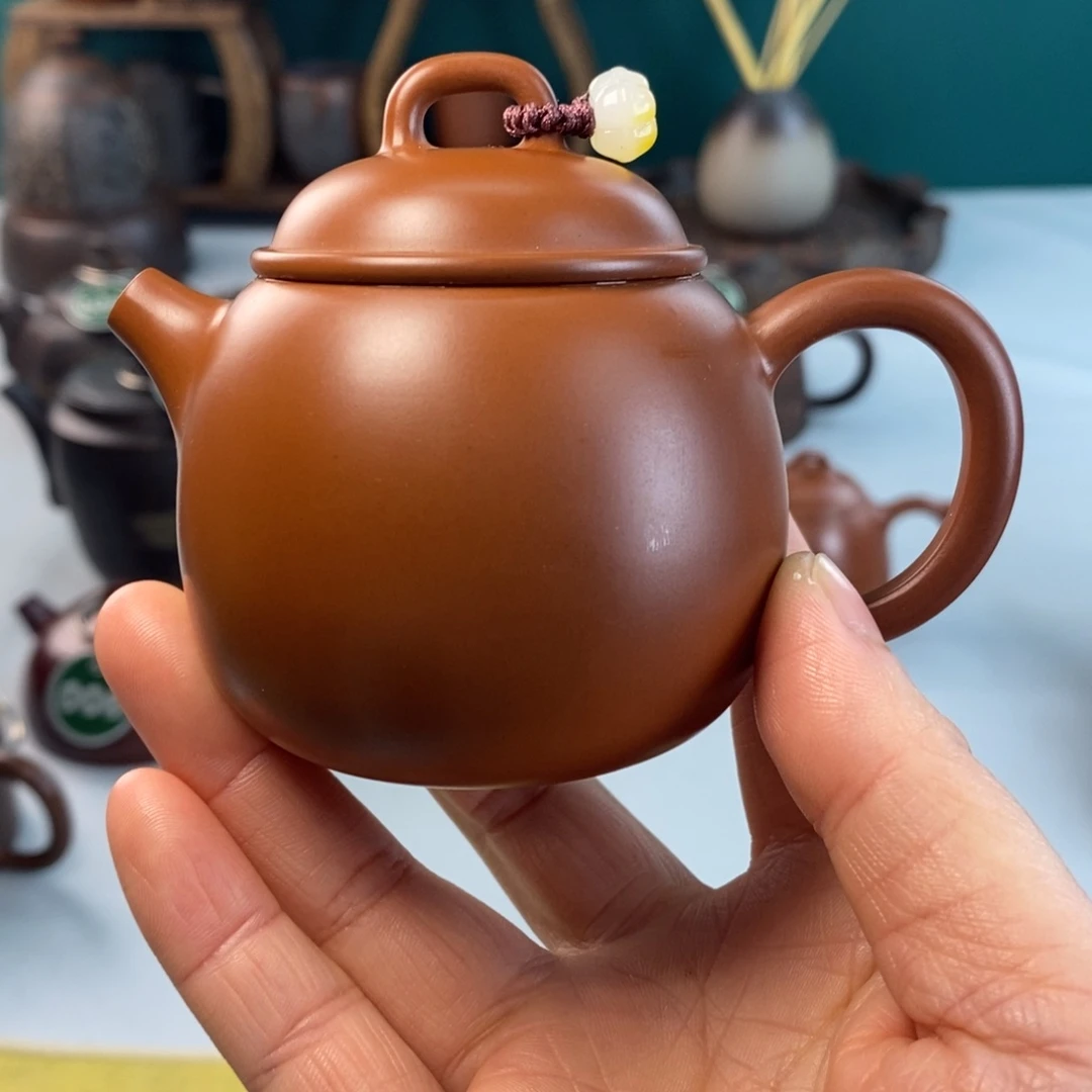 坭兴陶球孔小憨壶