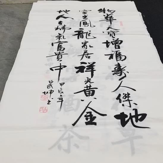 翰墨白武坤老师作品一副