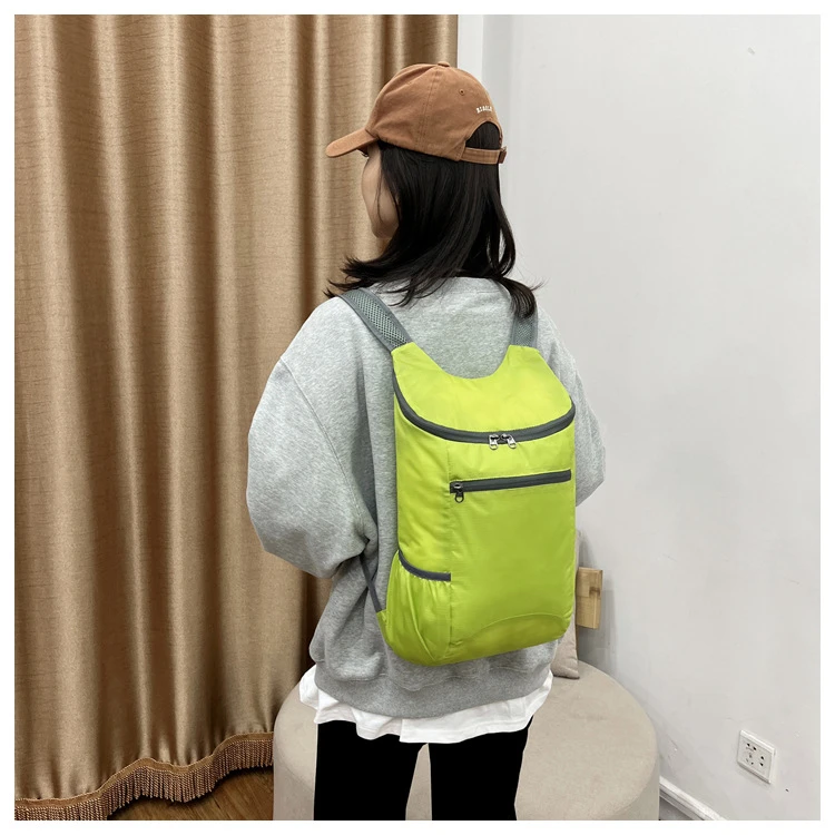 跨境款户外折叠轻防旅健身背容量礼肩超轻便携