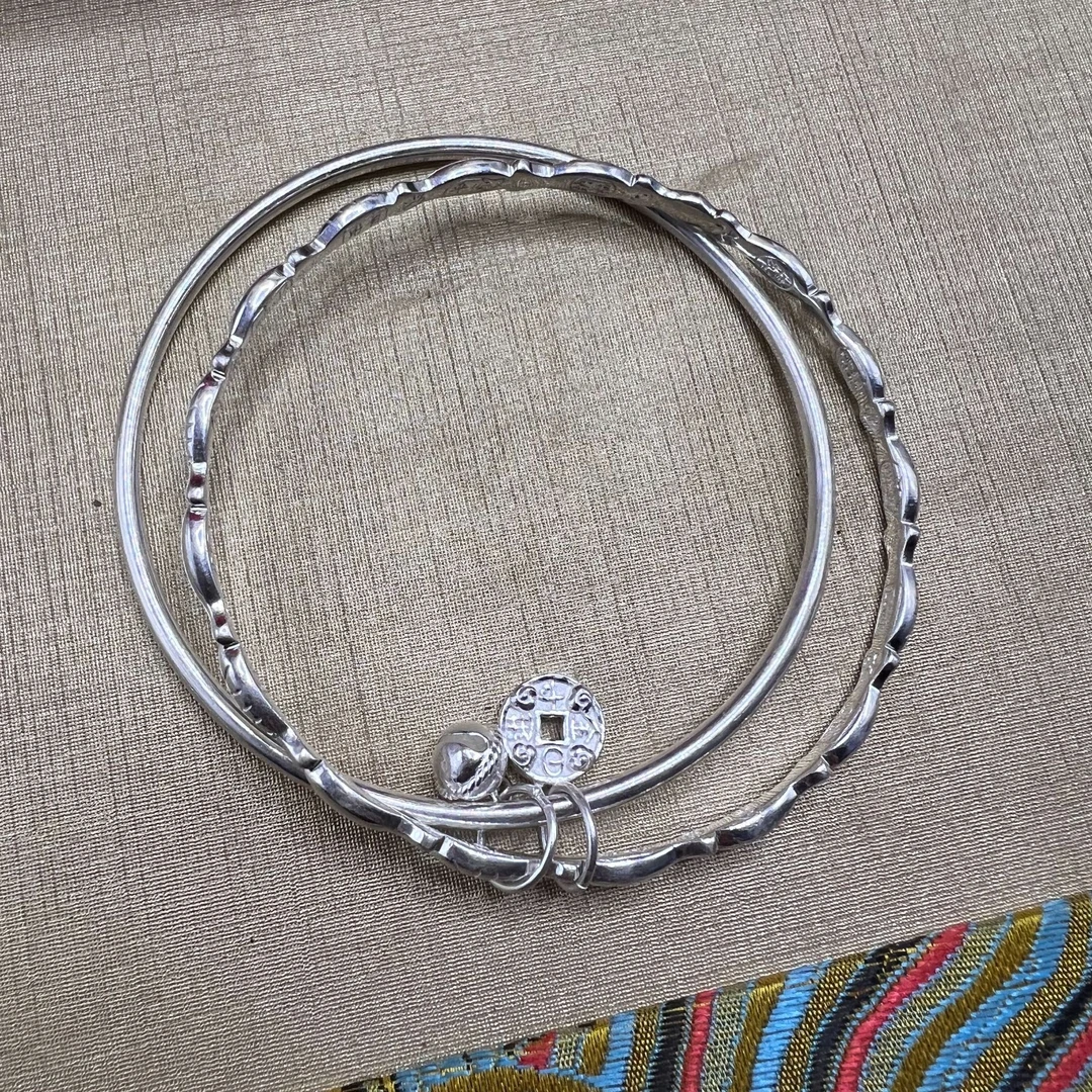 足银手镯 baylikkumuxliri时尚女款手镯0015