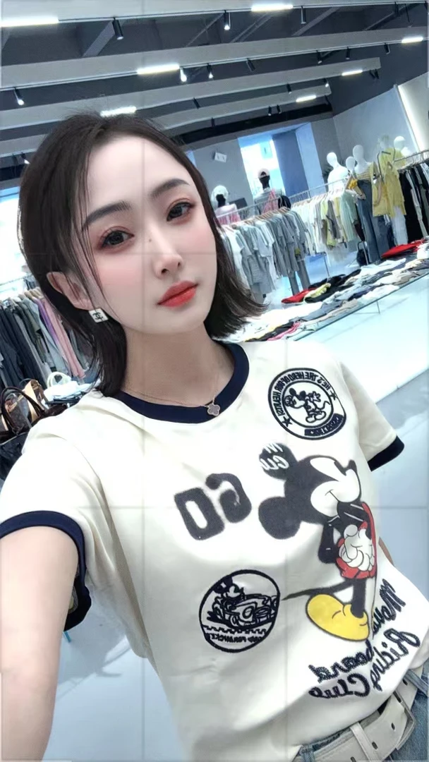 A2687刘梅家卡通短袖