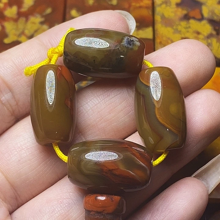 玛瑙/玉髓合金颈饰