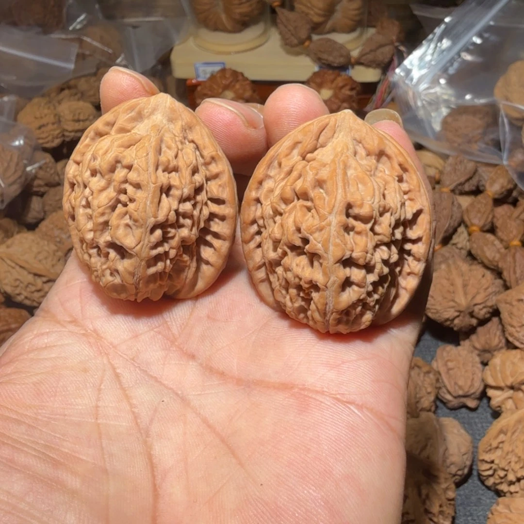 把件文玩核桃叁*莲花41