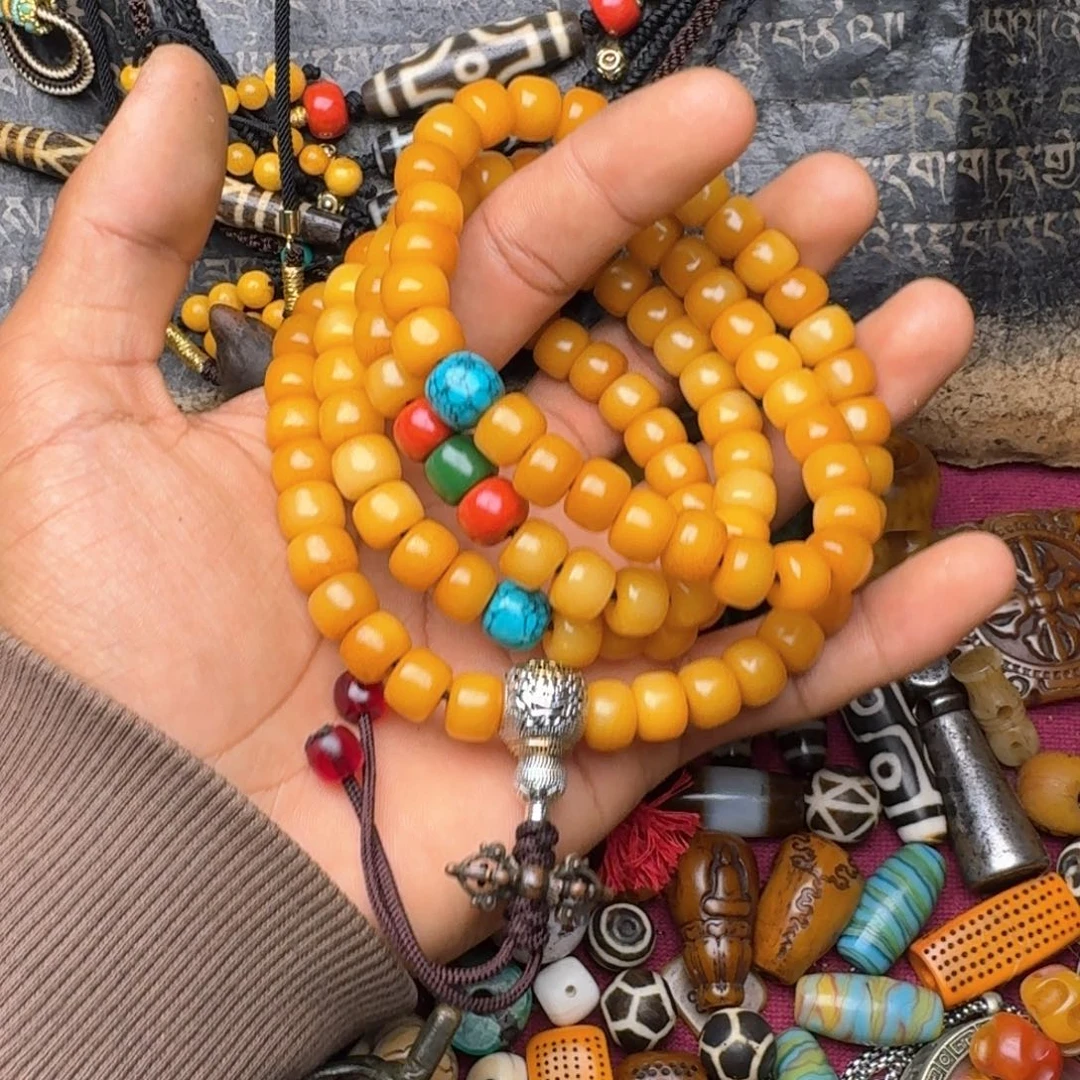 金刚菩提手串牦牛骨