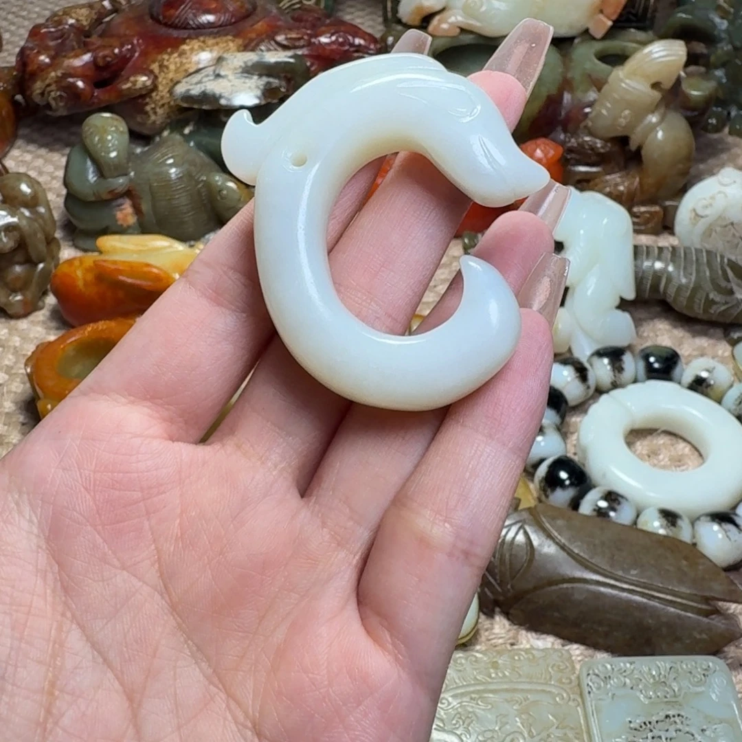 白玉菩提吊坠挂件