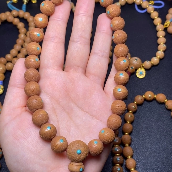 凤眼菩提手串13+手持