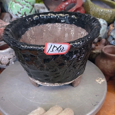 粗陶花盆手工花盆制作就这样