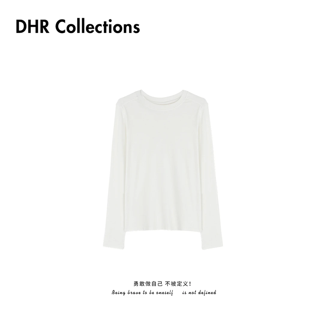 豆豆6【莱赛尔天丝+绵羊毛+醋酸】基础款软糯亲肤长袖打底衫-DQ2366