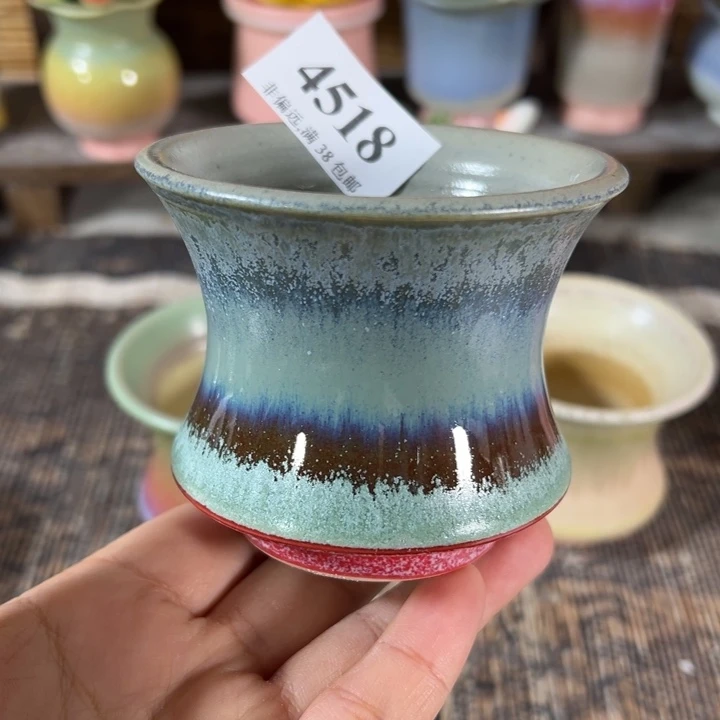 口7.5高7 手工花盆满30包邮