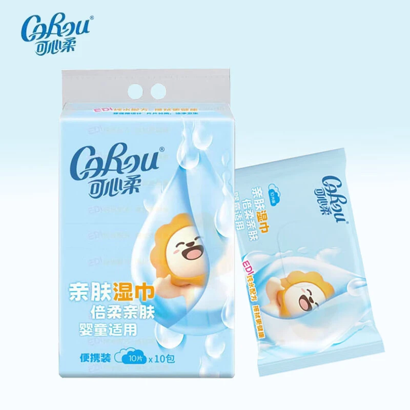 可心柔VE6211婴儿倍柔湿巾10包装