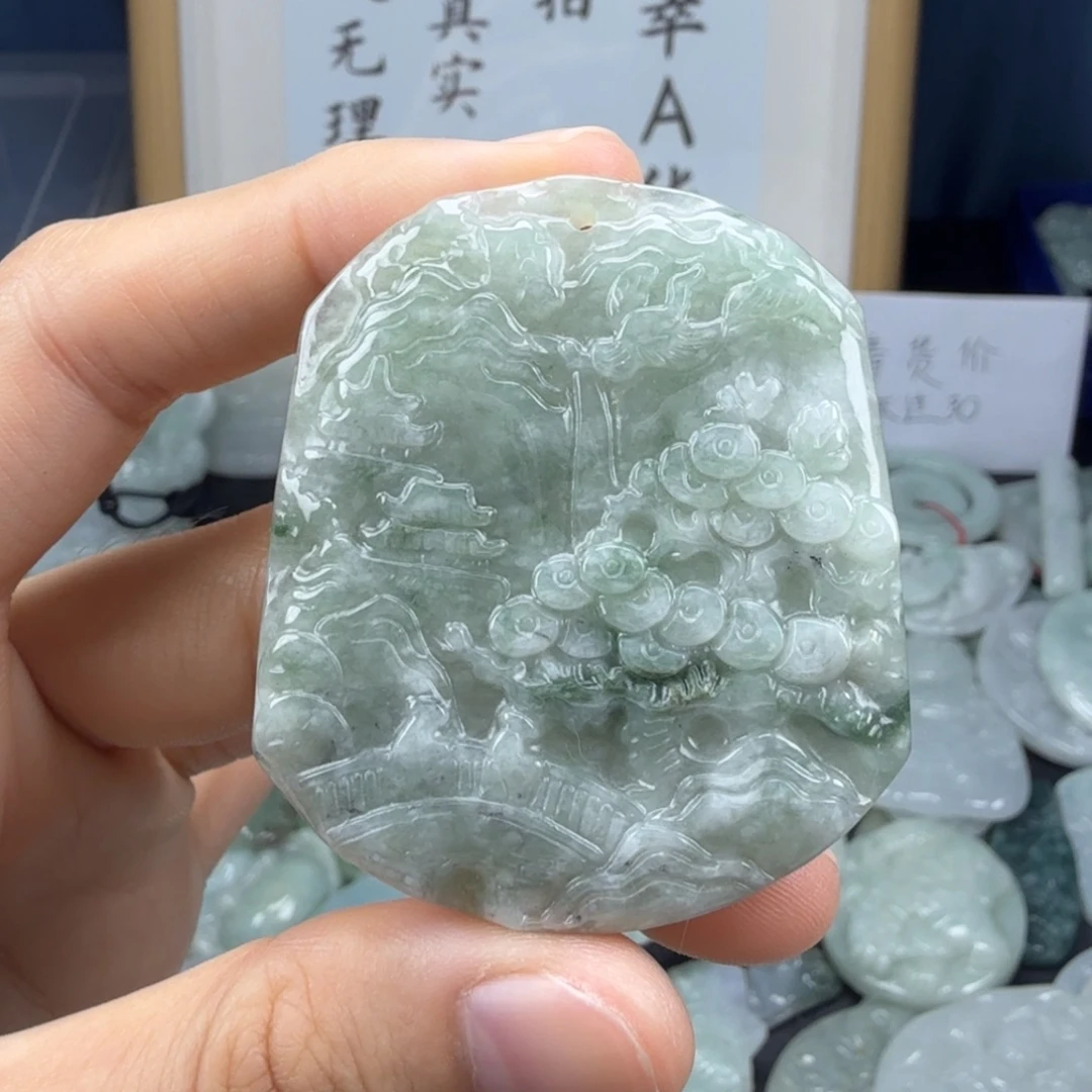 颈饰未镶嵌翡翠翡翠