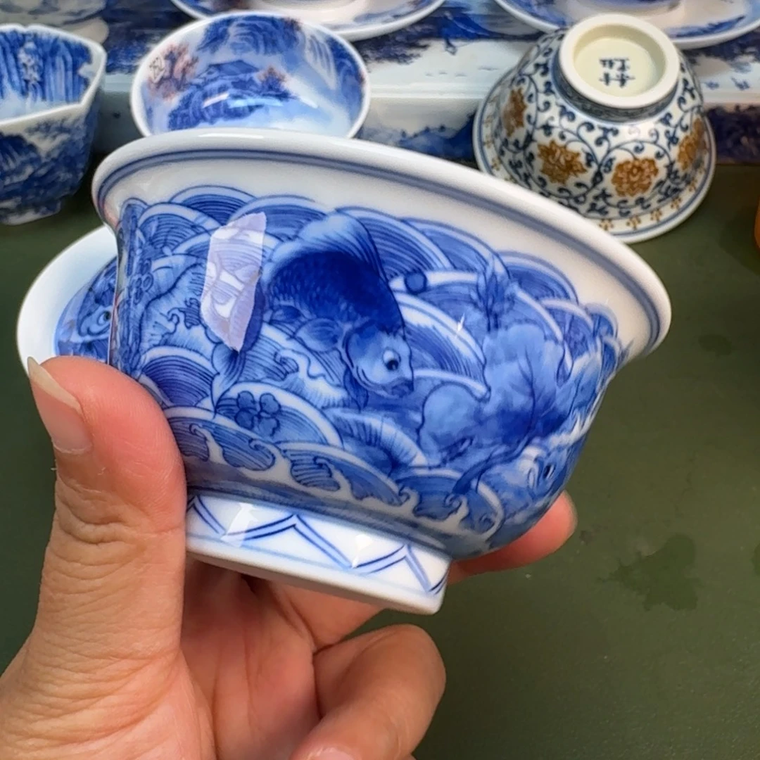 景德镇纯手绘茶具圆圆290