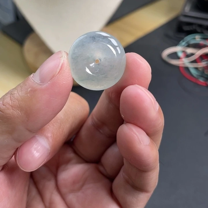 翡翠未镶嵌颈饰21.5-4.9