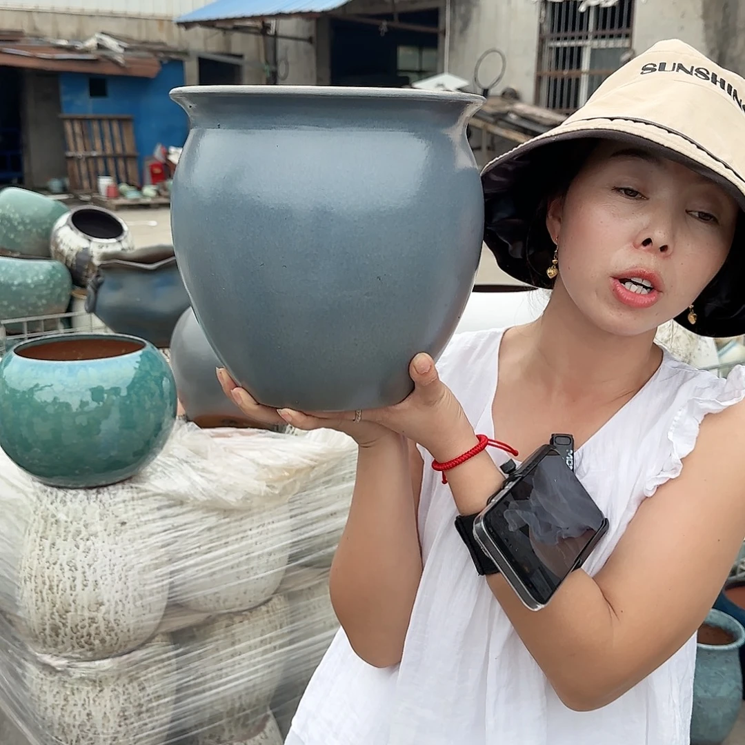 紫砂花盆王嫂花盆1007-114高24口24