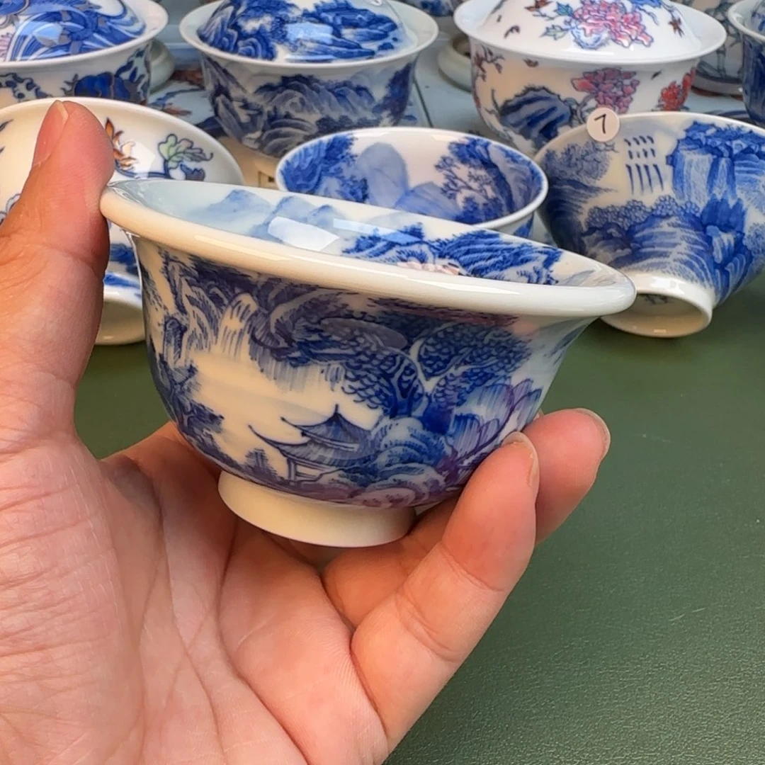 纯手工春手绘茶具16