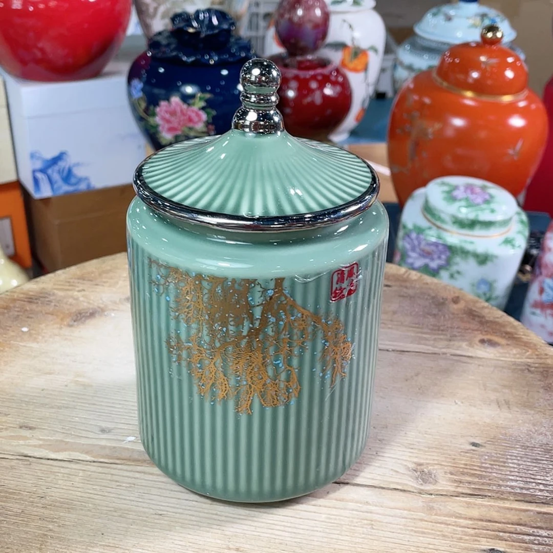 【闪购商品】罐陶瓷茶叶罐密封罐