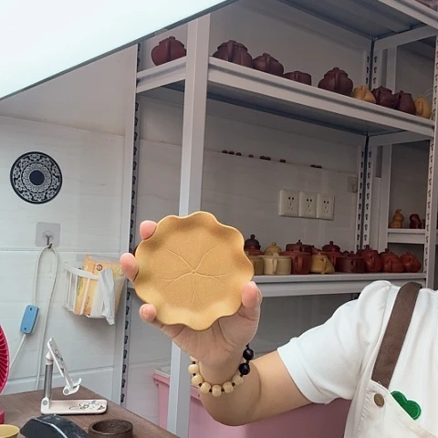 茶案段泥杯垫杯垫