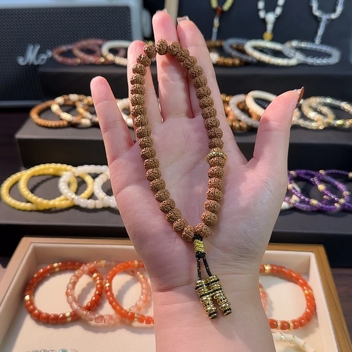 金刚菩提把件【老树王矮桩小金刚手持黑绳款】