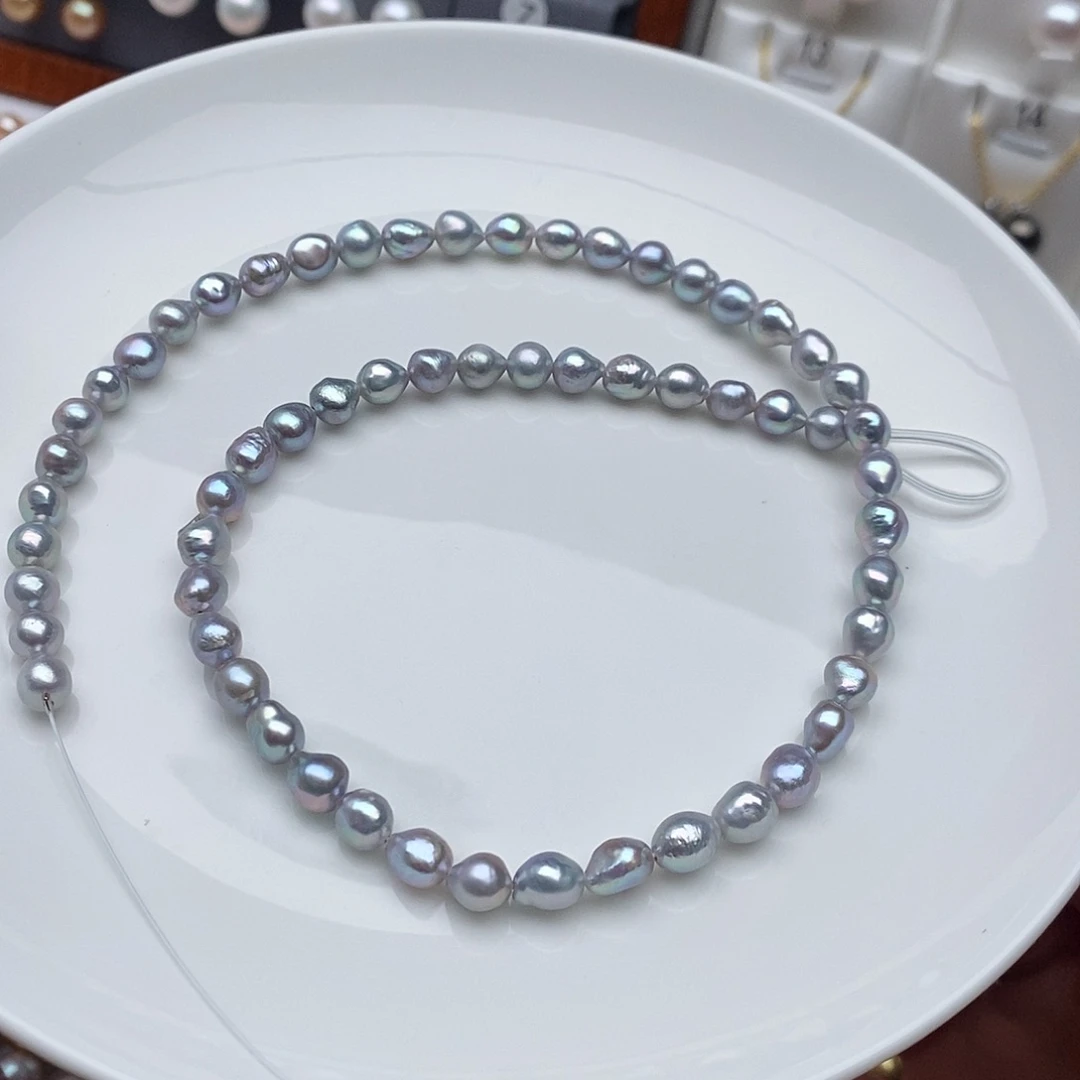 合金颈饰淡水珍珠