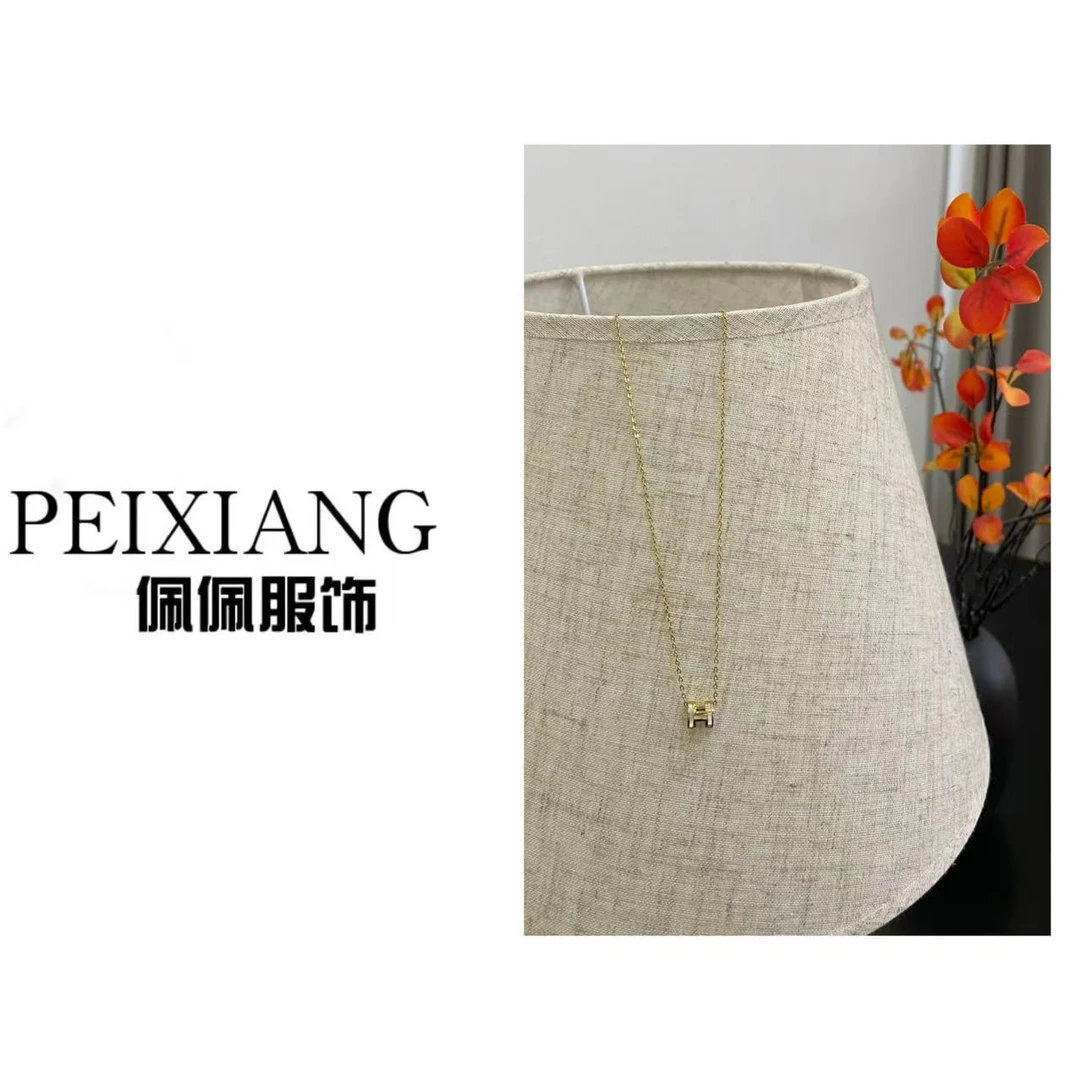 钛钢项链 佩佩PD 项链 B5479 6046267时尚经典坠链百搭