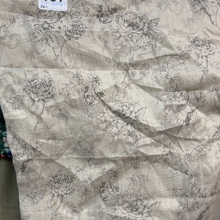 麻407纯苎麻1.3米空白未计