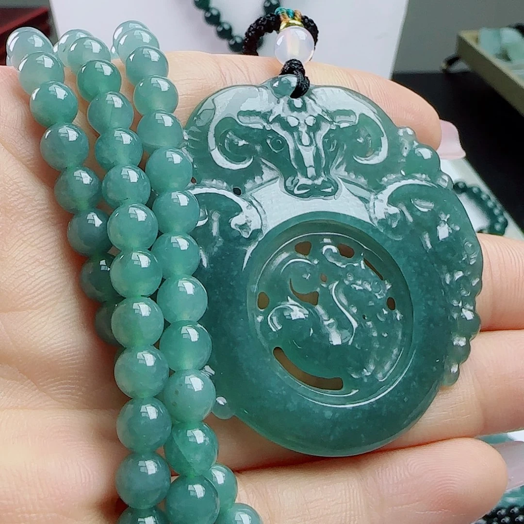 翡翠未镶嵌挂件111