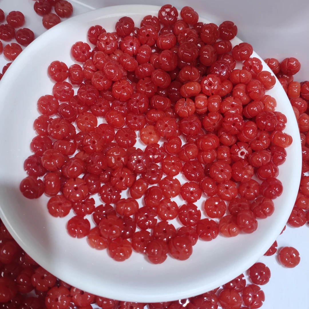 w1858满色五瓣花8mm*10颗