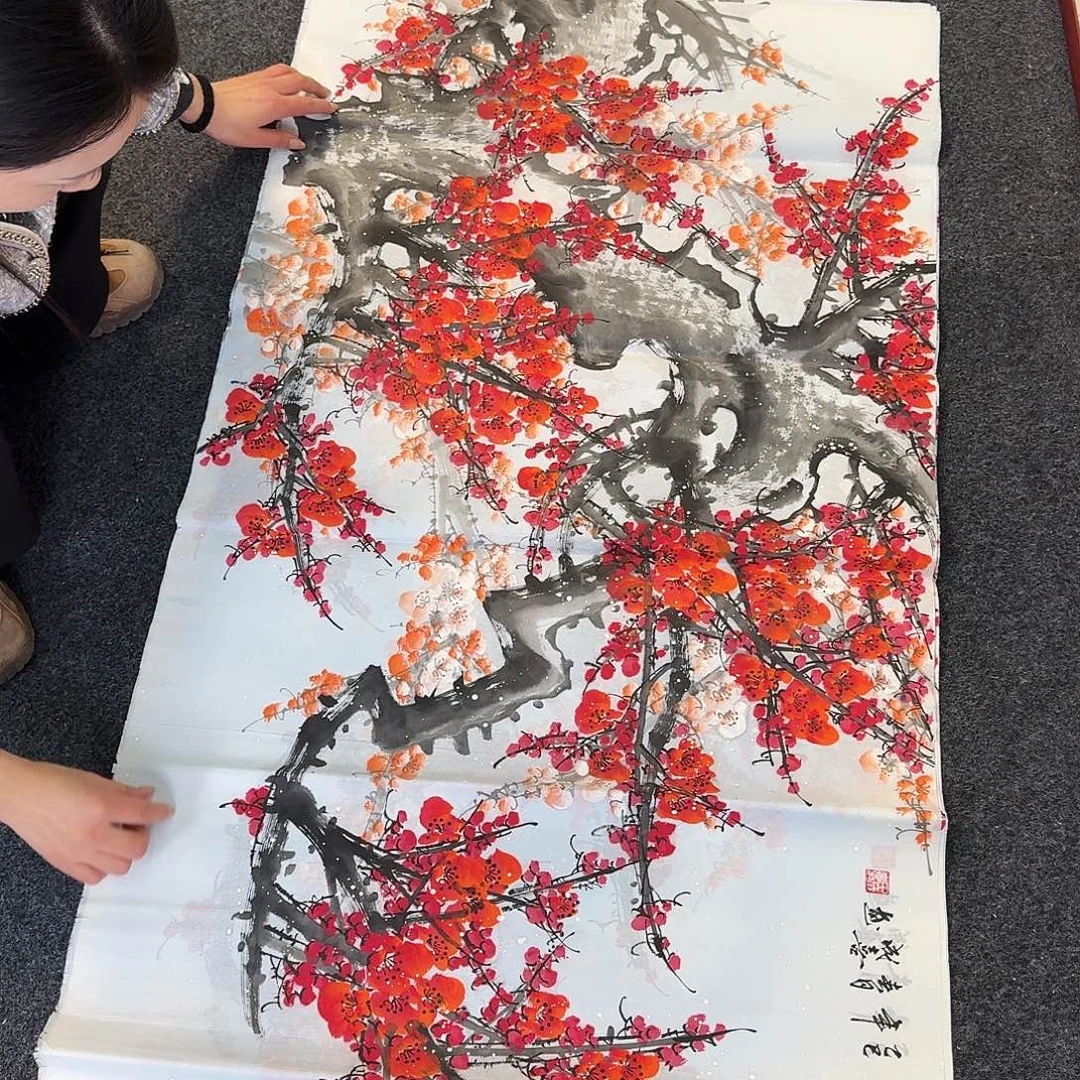 纯手绘国画作品好看