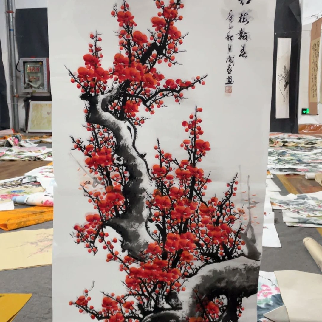 国画国画作品画心一张