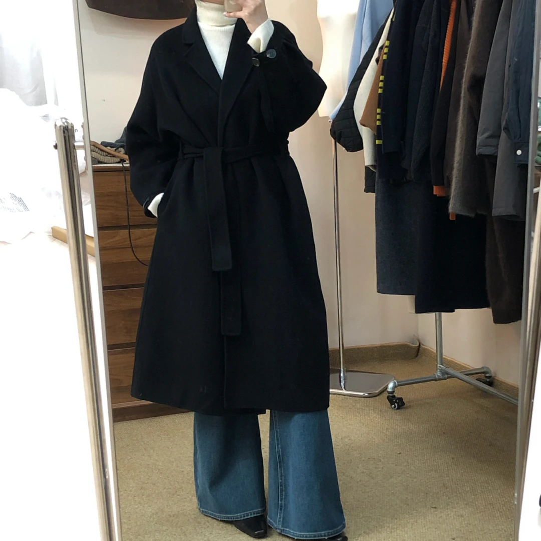 短毛大衣 no退no换 版型好！！沾毛毛！