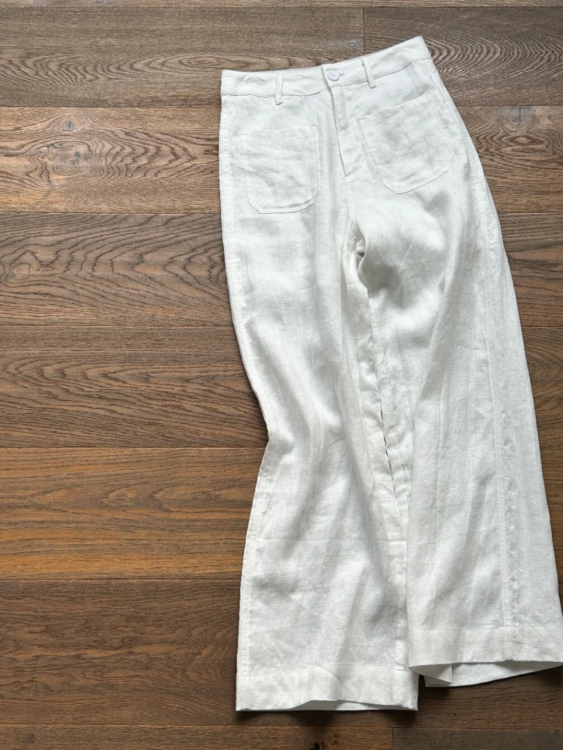 0303  亚麻通勤长裤