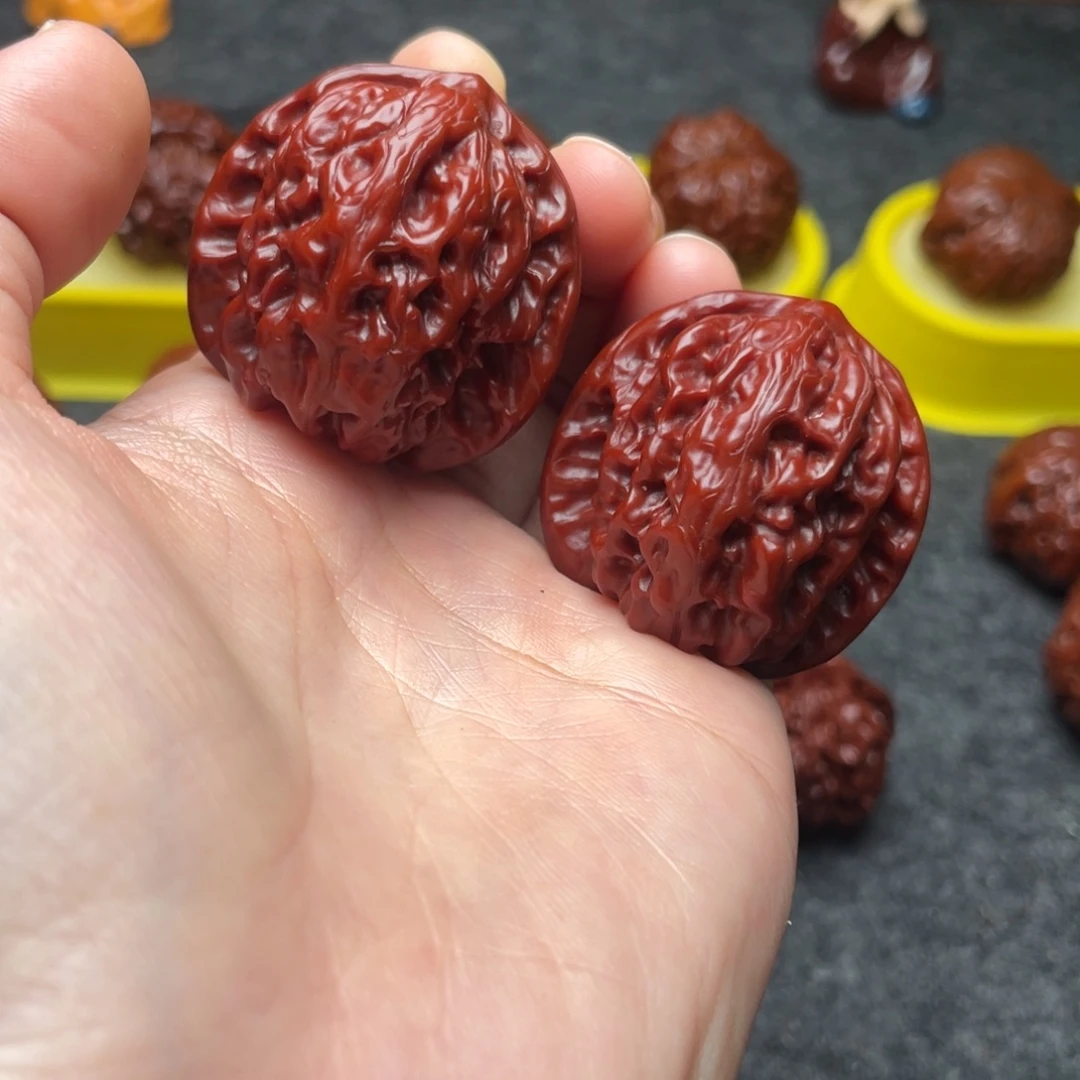 文玩核桃吊坠文玩核桃 手把件 野狼 37