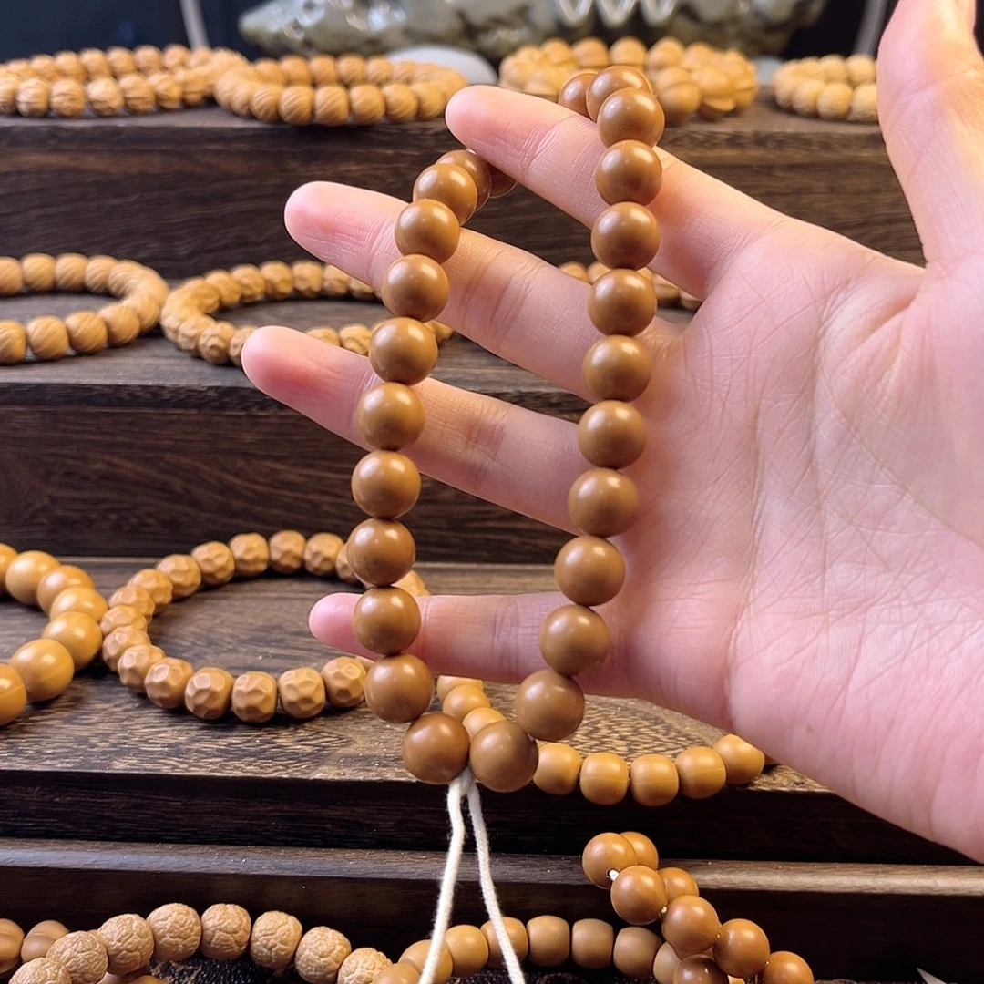 猴头核桃手串煮*正圆光珠10+