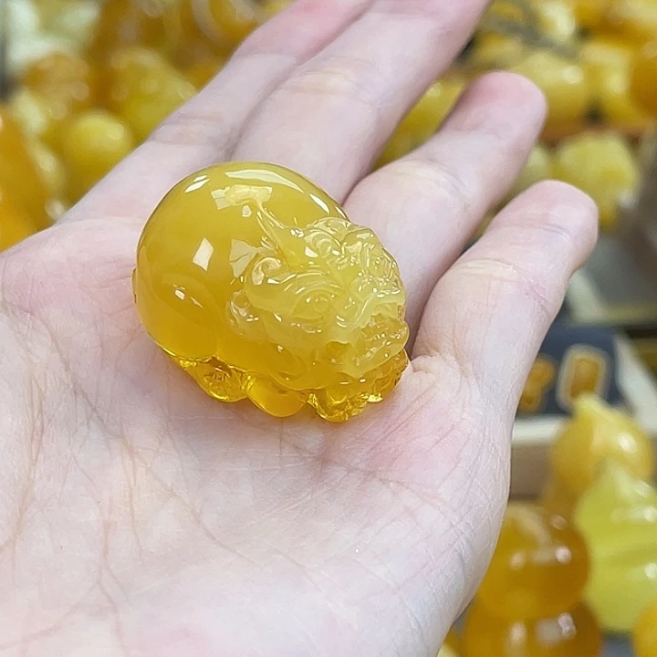琥珀未镶嵌珠宝奇石琥珀蜜蜡J37
